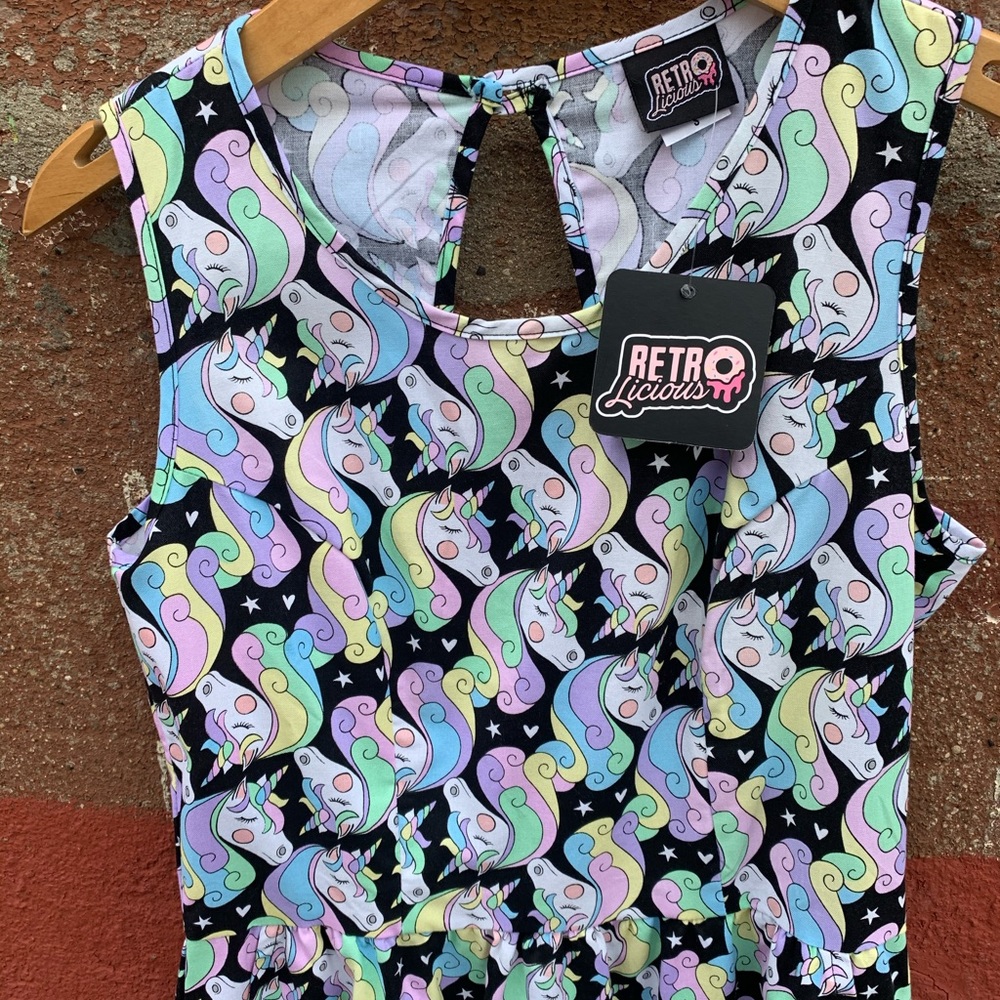 Retrolicous Unicorn fit And flare dress - Picture 3 of 4
